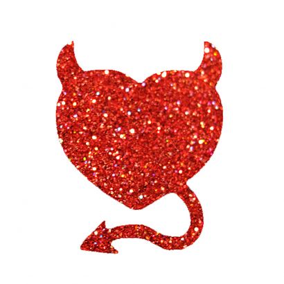 Glitter Devil Tattoo